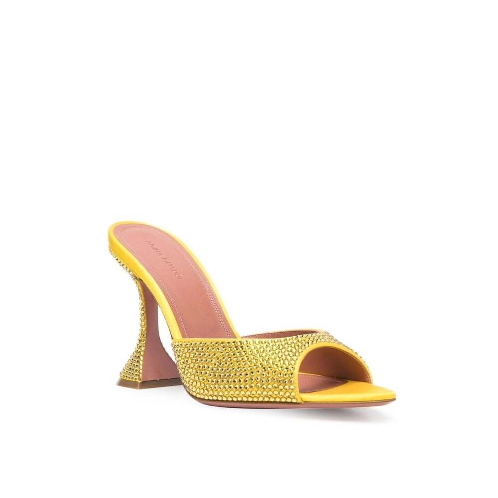Amina Muaddi - Crystal-Embellished Caroline Mules - IT 38 - Picture 3 of 6